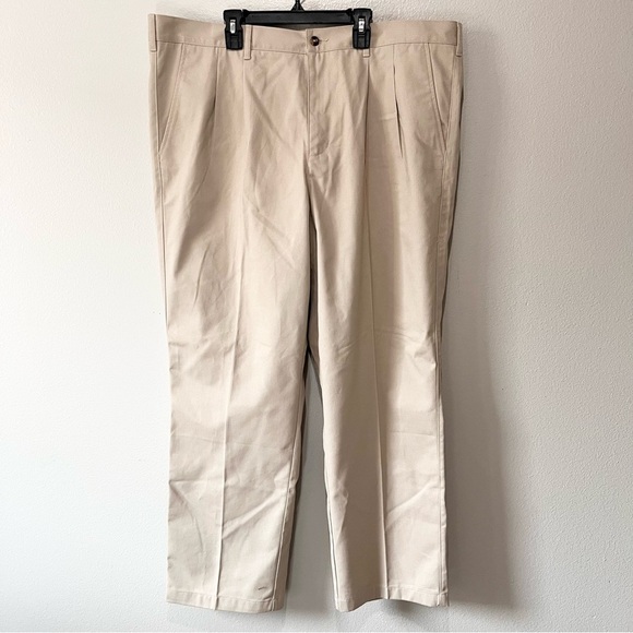 BASIC EDITIONS- BUNDLE 2 Men's Tan Pants Size 40X30 - Picture 1 of 3